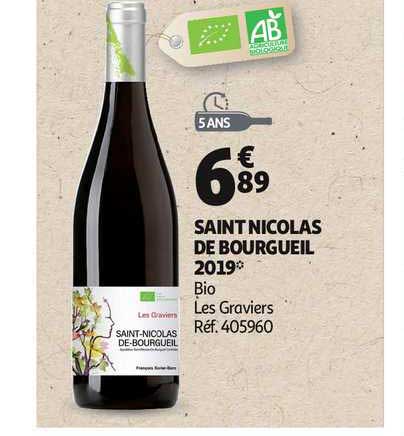 Saint Nicolas De Bourgueil 2019 Bio Les Graviers