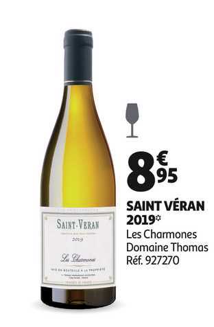 saint véran 2019 les charmones domaine thomas