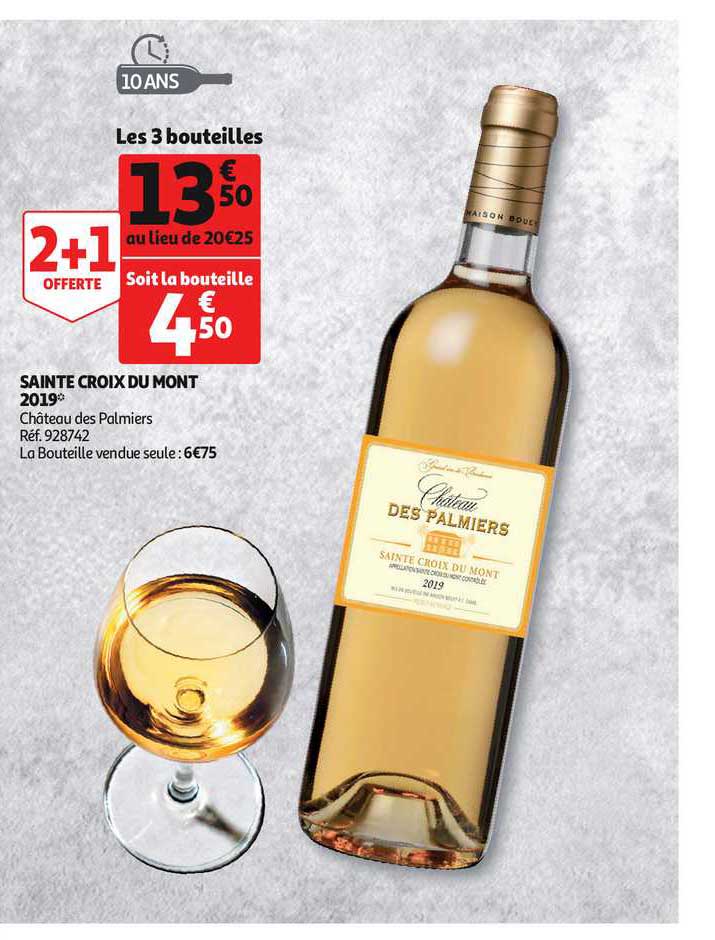 sainte croix du mont 2019 château des palmiers 2+1 offerte