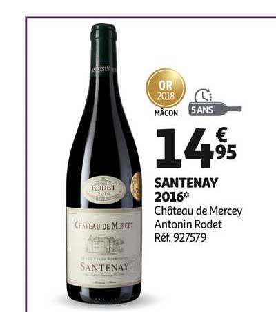 Santenay 2016 Château De Mercey Antonin Rodet