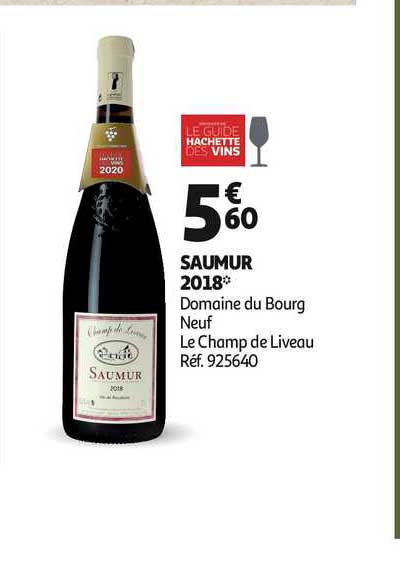 saumur 2018 domaine du bourg neuf le champ de liveau