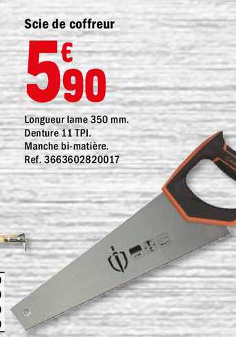 scie de coffreur