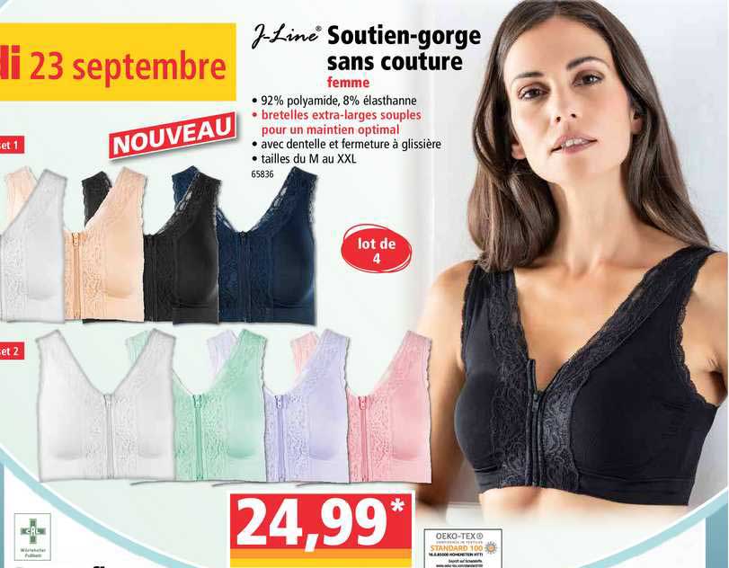 soutien gorge sans couture j line