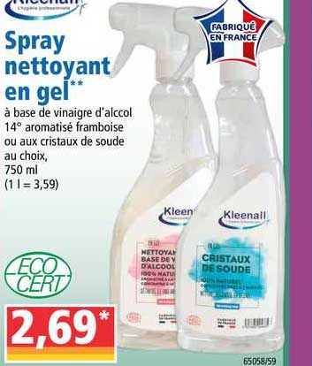 Spray Nettoyant En Gel Kleenall