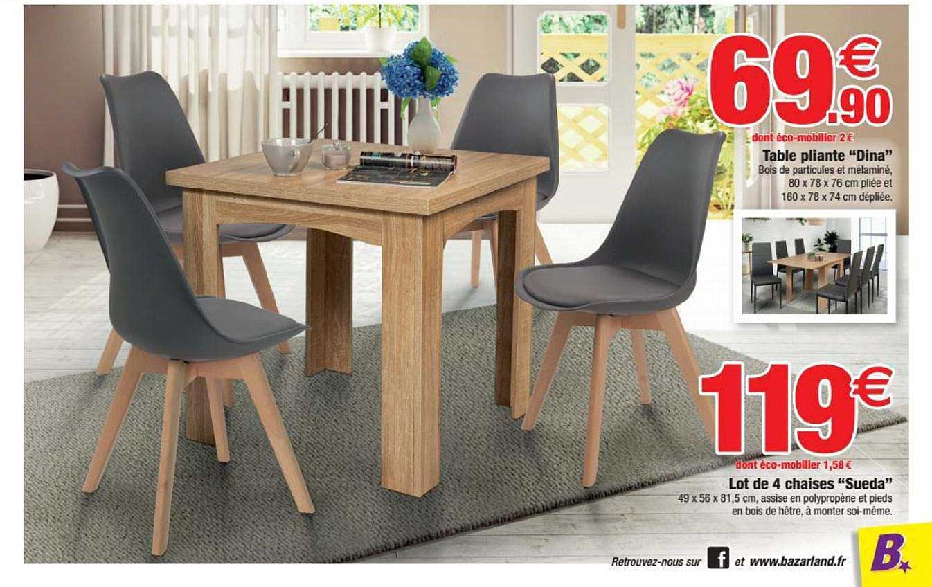 table pliante "dina"