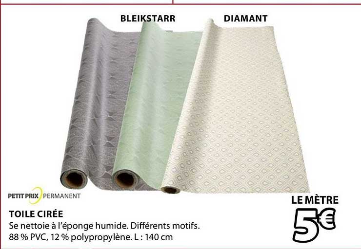 toile cirée petit prix permanent