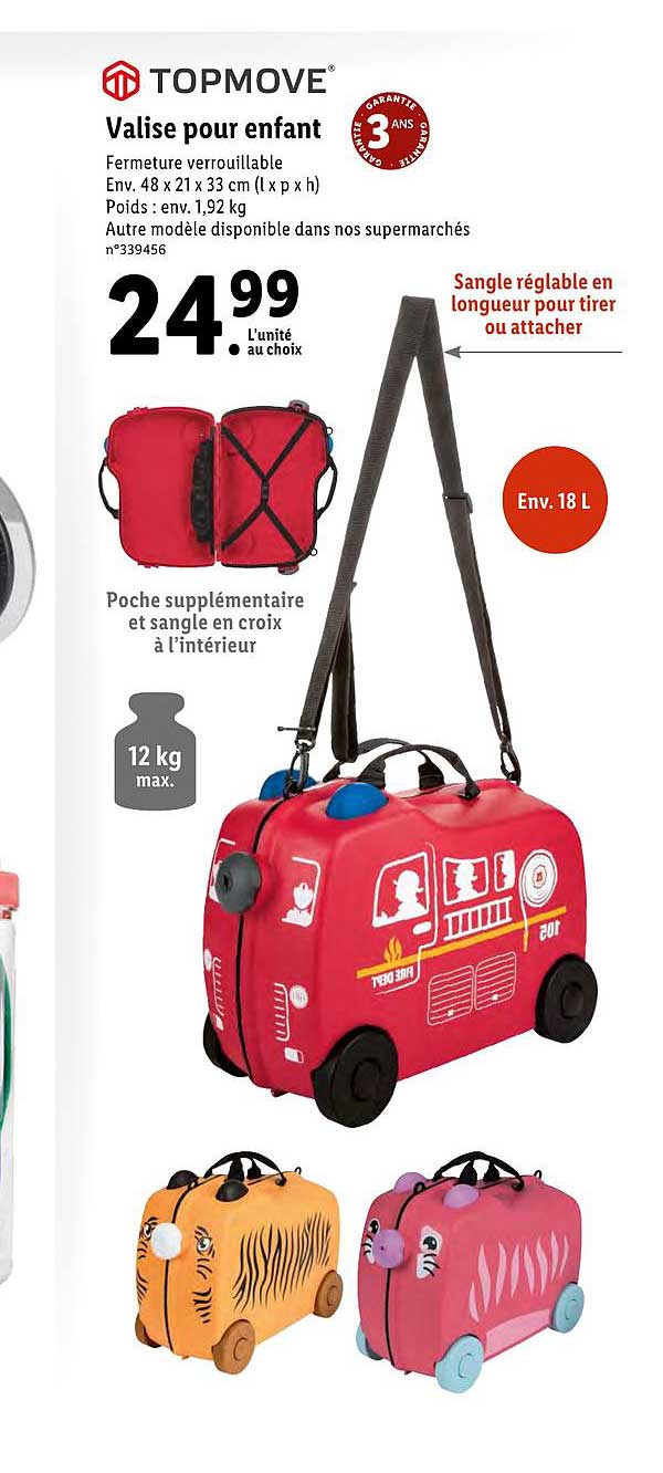 Topmove Valise Pour Enfant