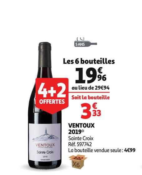 ventoux 2019 sainte croix 4+2 offertes