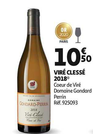 viré clessé 2018 coeur de viré domaine gondard perrin