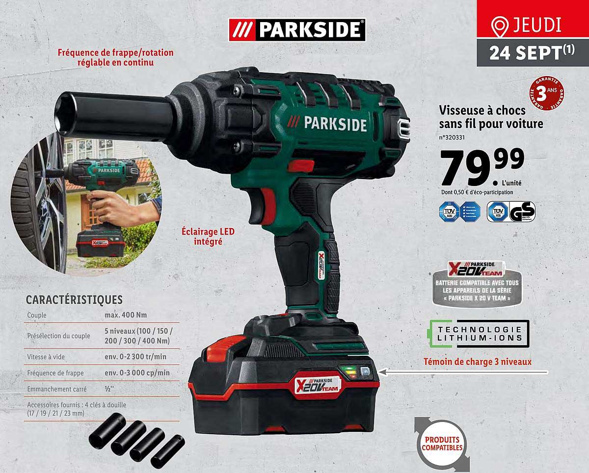 visseuse à chocs sans fil pour voiture