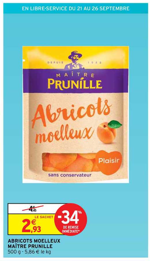 abricots moelleux maître prunille
