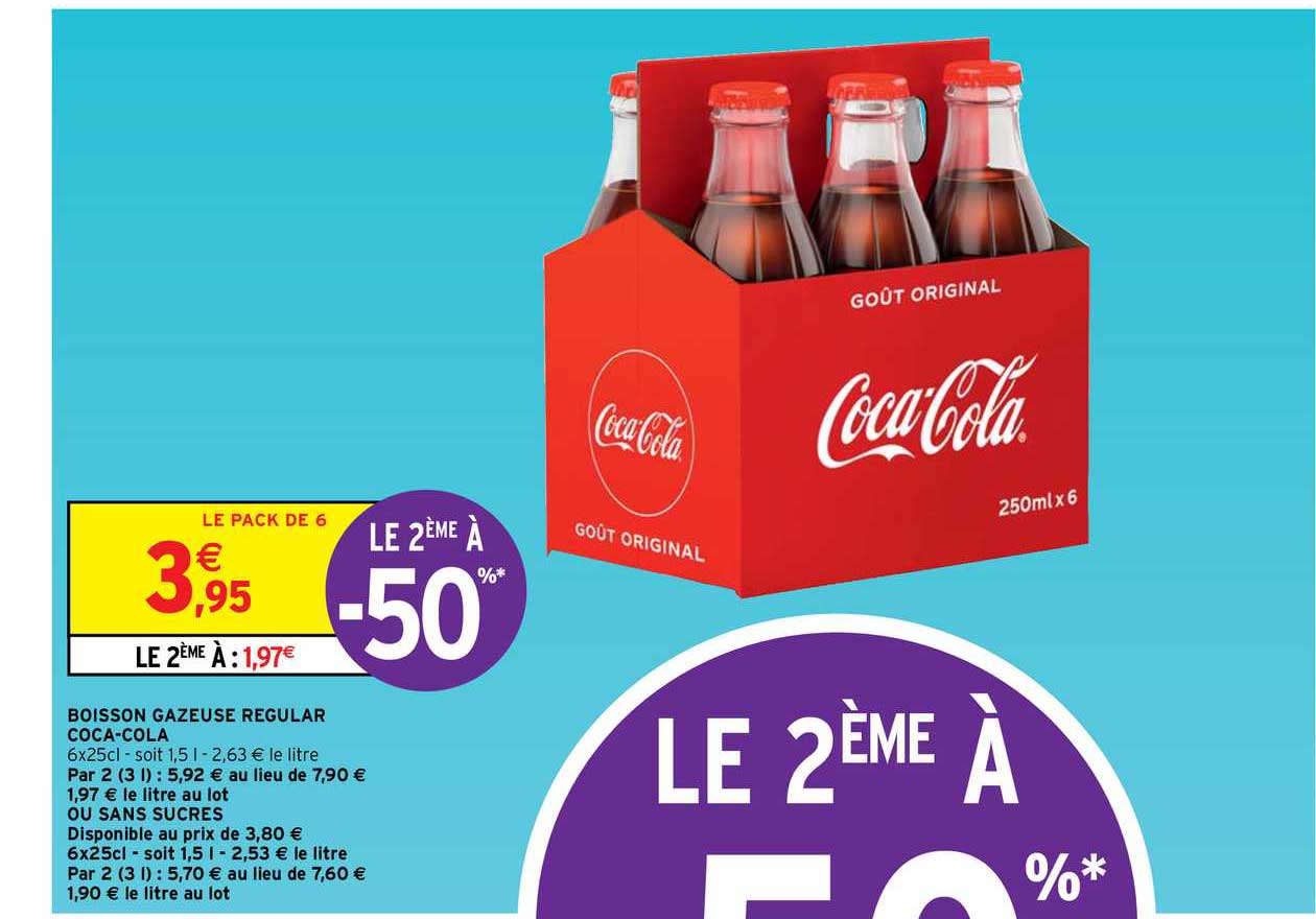 boisson gazeuse regualr coca-cola