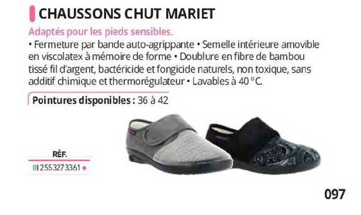chaussons chut mariet