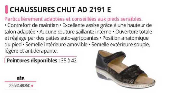 chaussures chut ad 2191 e