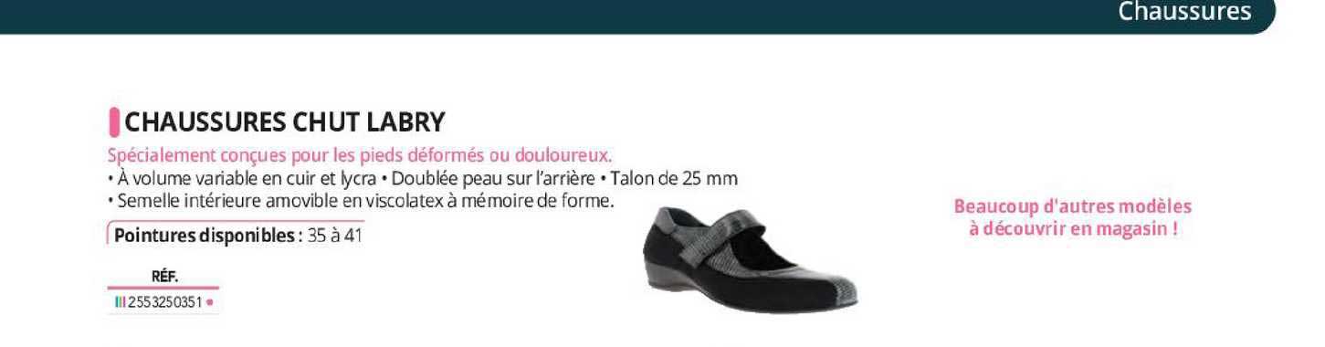 chaussures chut labry