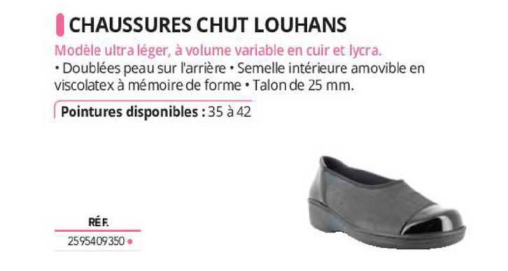 chaussures chut louhans
