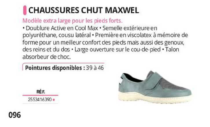 chaussures chut maxwel