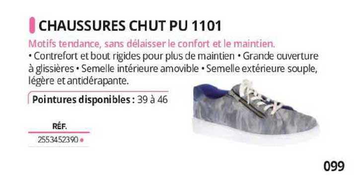 chaussures chut pu 1101