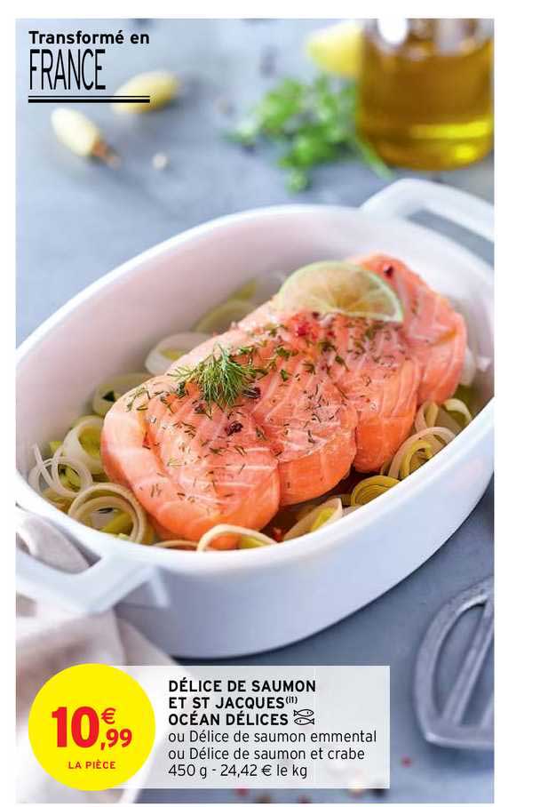 délice de saumon et st jacques océan délices