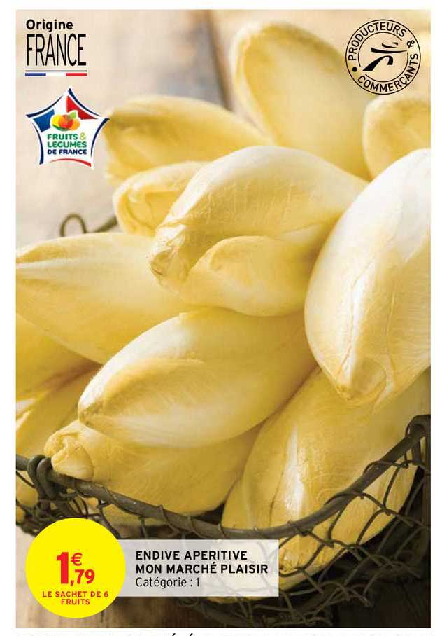endive apéritive mon marché plaisir