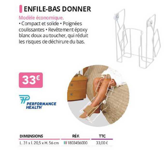 enfile-bas donner performance health