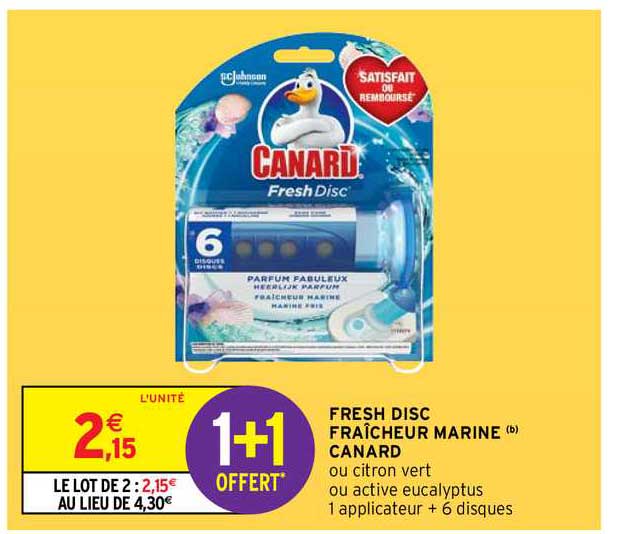 fresh disc fraîcheur marine canard