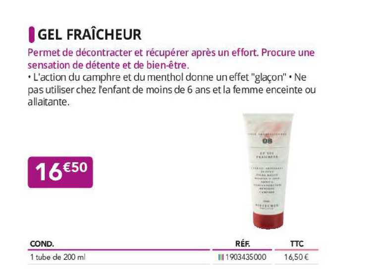 Gel Fraîcheur