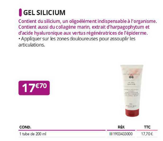 gel silicium