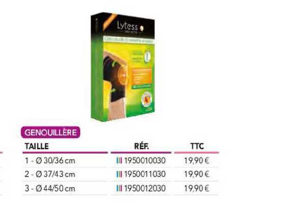 genouillère lytess