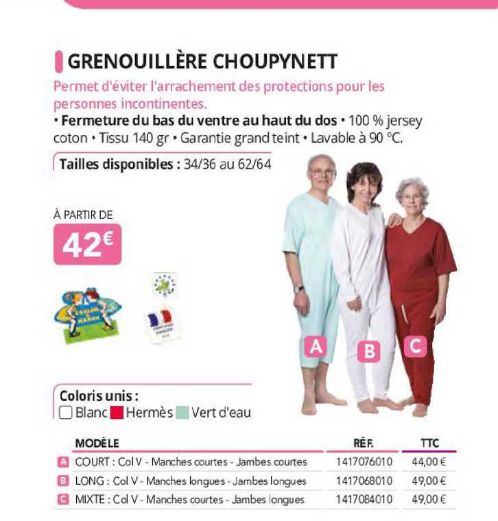 grenouillère choupynett