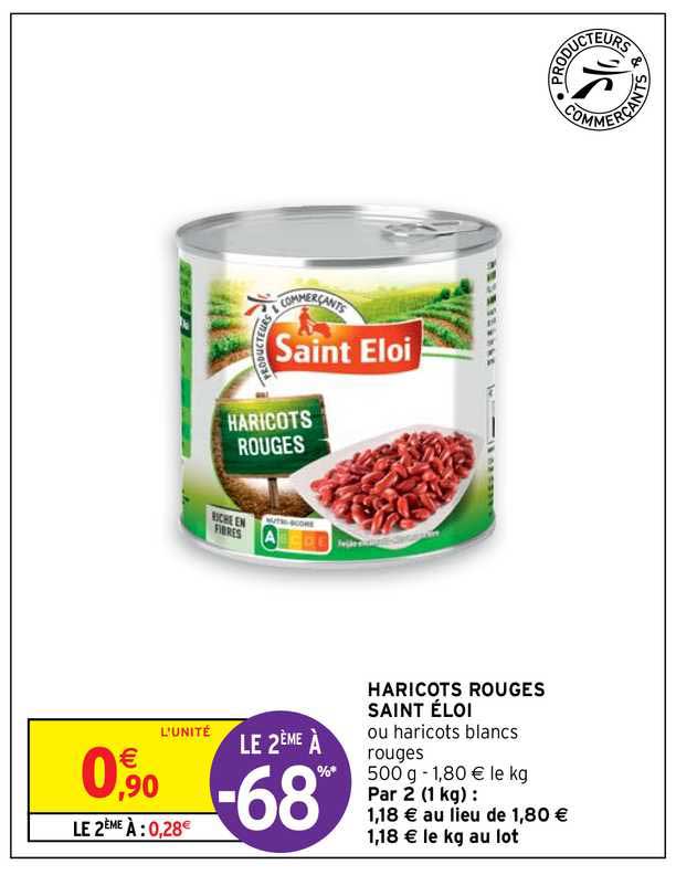 haricots rouges saint éloi