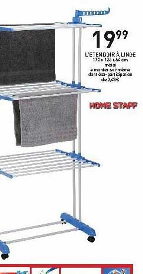 l'étendoir à linge