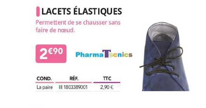 lacets élastiques pharma tecnics
