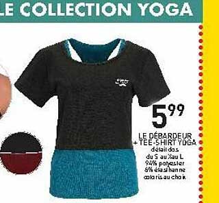 le débardeur + tee-shirt yoga