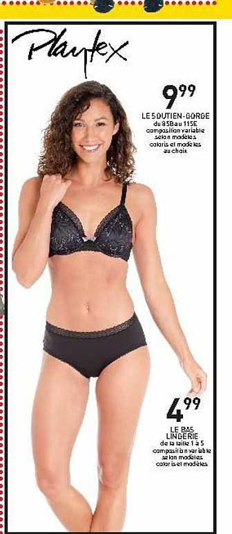 le soutien-gorge, le bas lingerie playtex