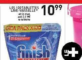 les 100 tablettes lave-vaisselle