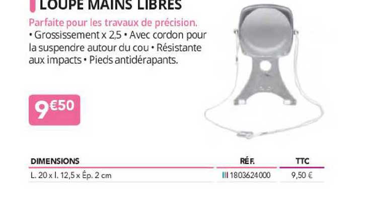 loupe mains libres