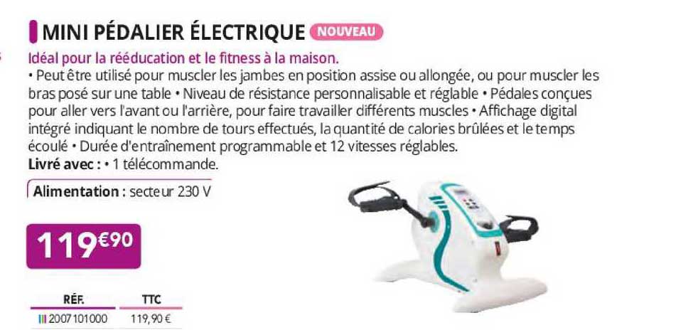 Mini Pédalier électrique