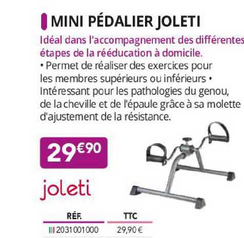 mini pédalier joleti