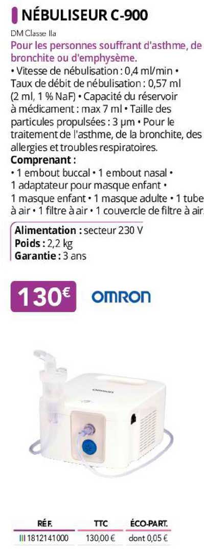 nébuliseur c-900 omron