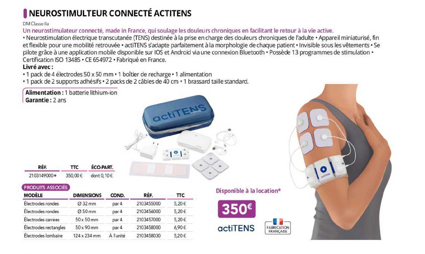 neurostimulteur connecté actitens