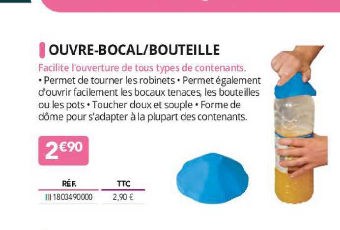 Ouvre-bocal-bouteille