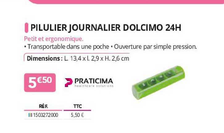 piluplier journalier dolcimo 24 praticima