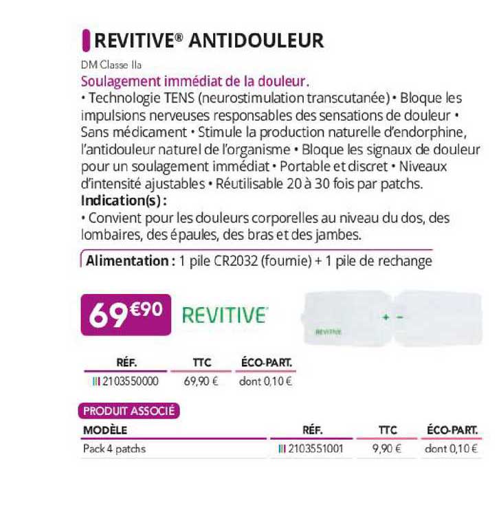 revitive antidouleur