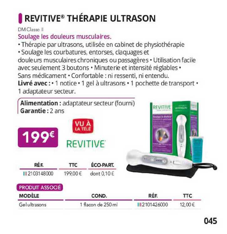 revitive thérapie ultrason