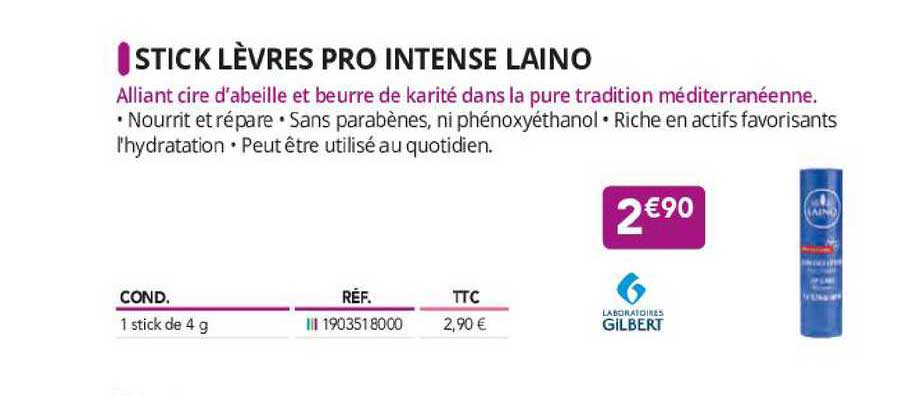 Stick Lèvres Pro Intense Laino