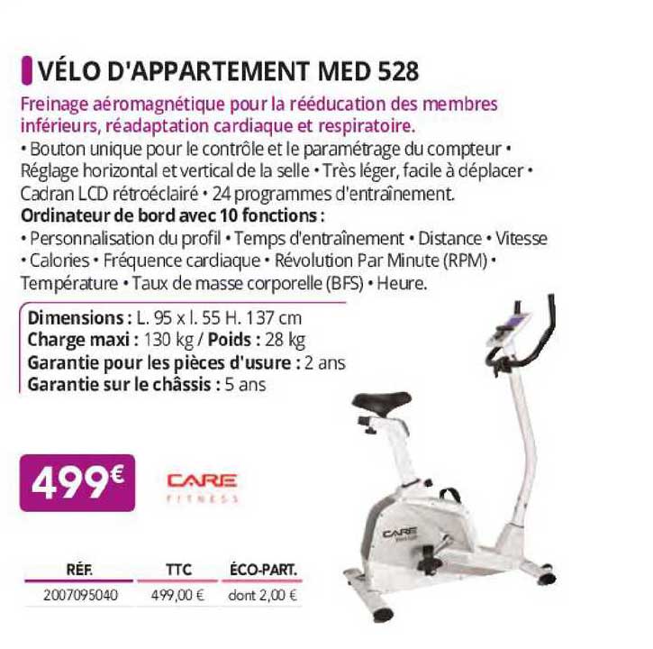 vélo d'appartement med 528