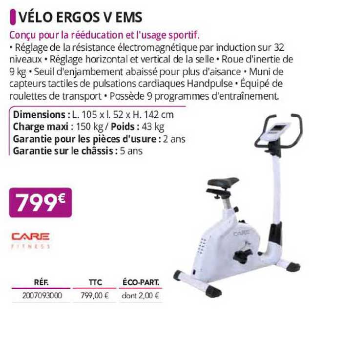 vélo ergos v ems