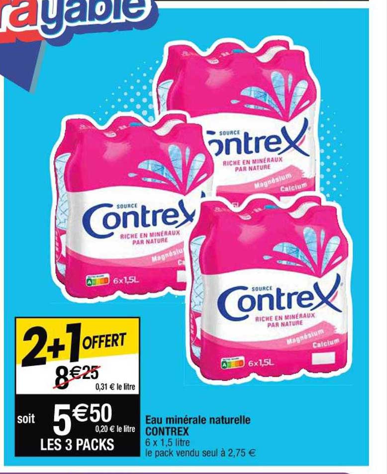 Eau Minérale Naturelle Contrex