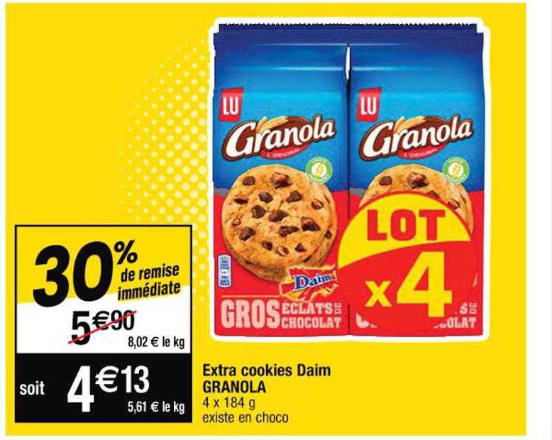 Extra Cookies Daim Granola